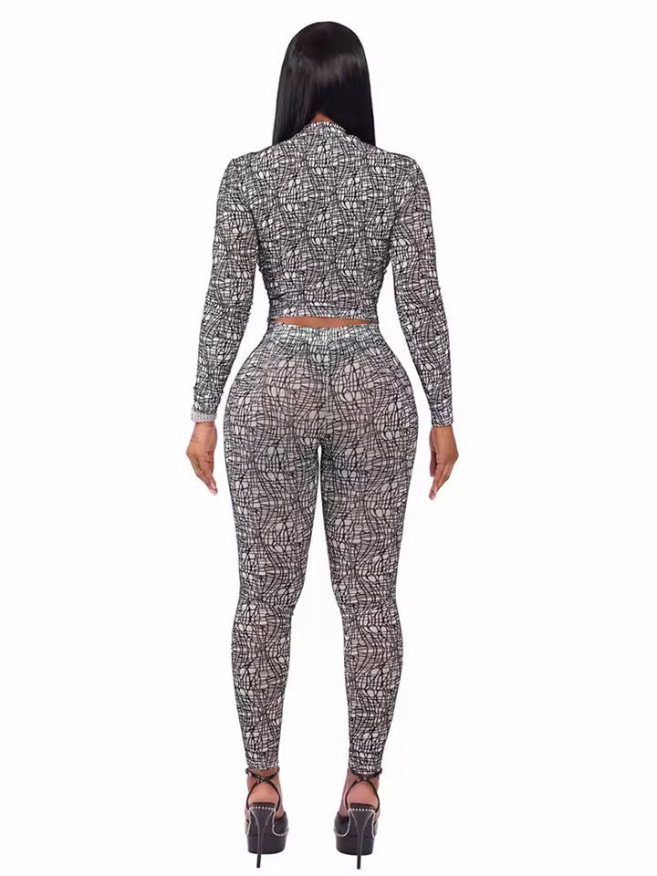 Black Widow Pant Set