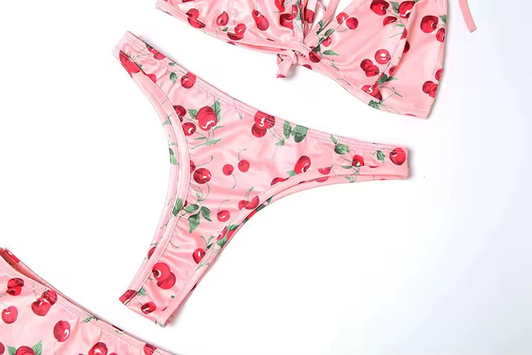 Cherries 3 Skirt Piece Set