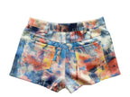 Splatter Denim Shorts