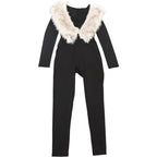 Shania Jumpsuit with Fur Foot Covers