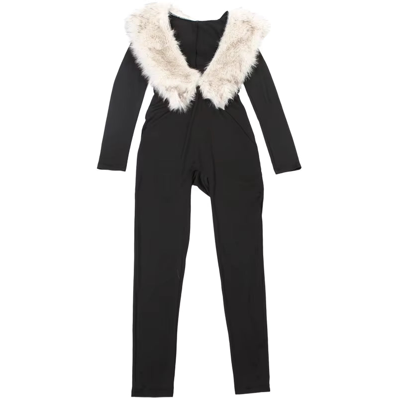 Shania Jumpsuit with Fur Foot Covers