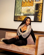 Shania Jumpsuit with Fur Foot Covers